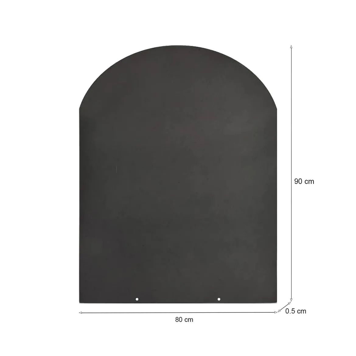Accessorio riscaldamento Alfedena, 80x90 h1 cm, Nero