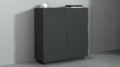 Armadio antracite multiuso 120x126h cm - Aulla