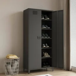 Armadio ardesia ante battenti 80x180h cm - Pezzaze