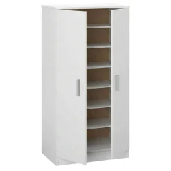 Armadio bianco ante battenti 61x190h cm - Apro