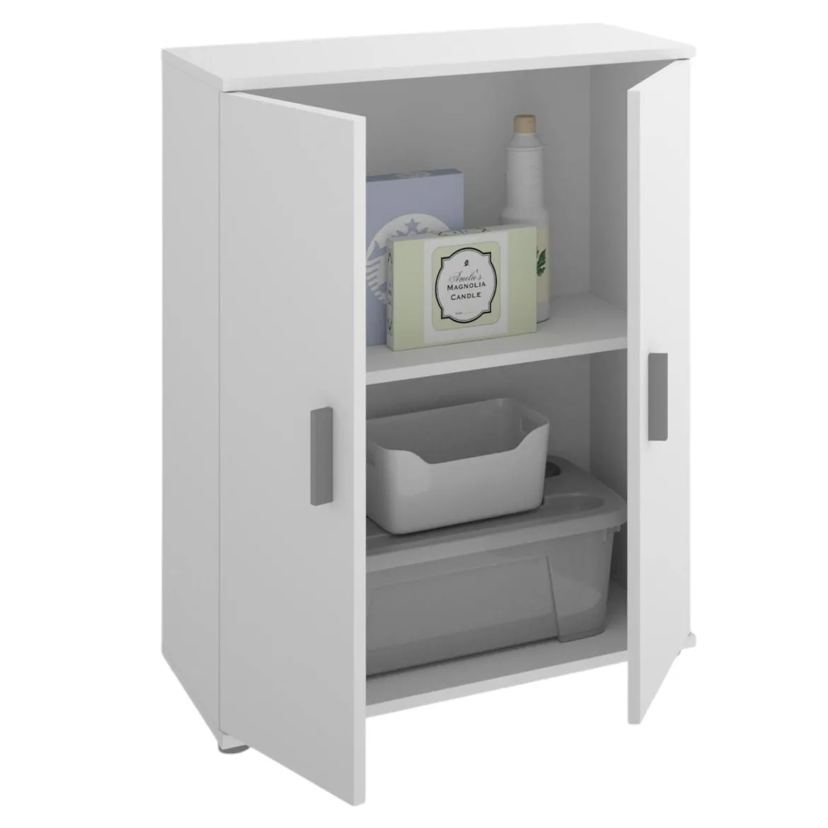 Armadio bianco ante battenti 78x113h cm - Bienvenu