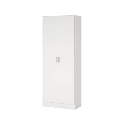Armadio bianco 2 ante portascope 73x180h cm - Abadubidu