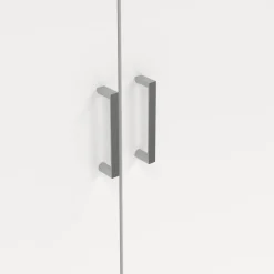 Armadio bianco 2 ante portascope 73x180h cm - Abadubidu