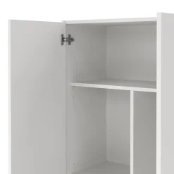 Armadio bianco 2 ante portascope 73x180h cm - Abadubidu