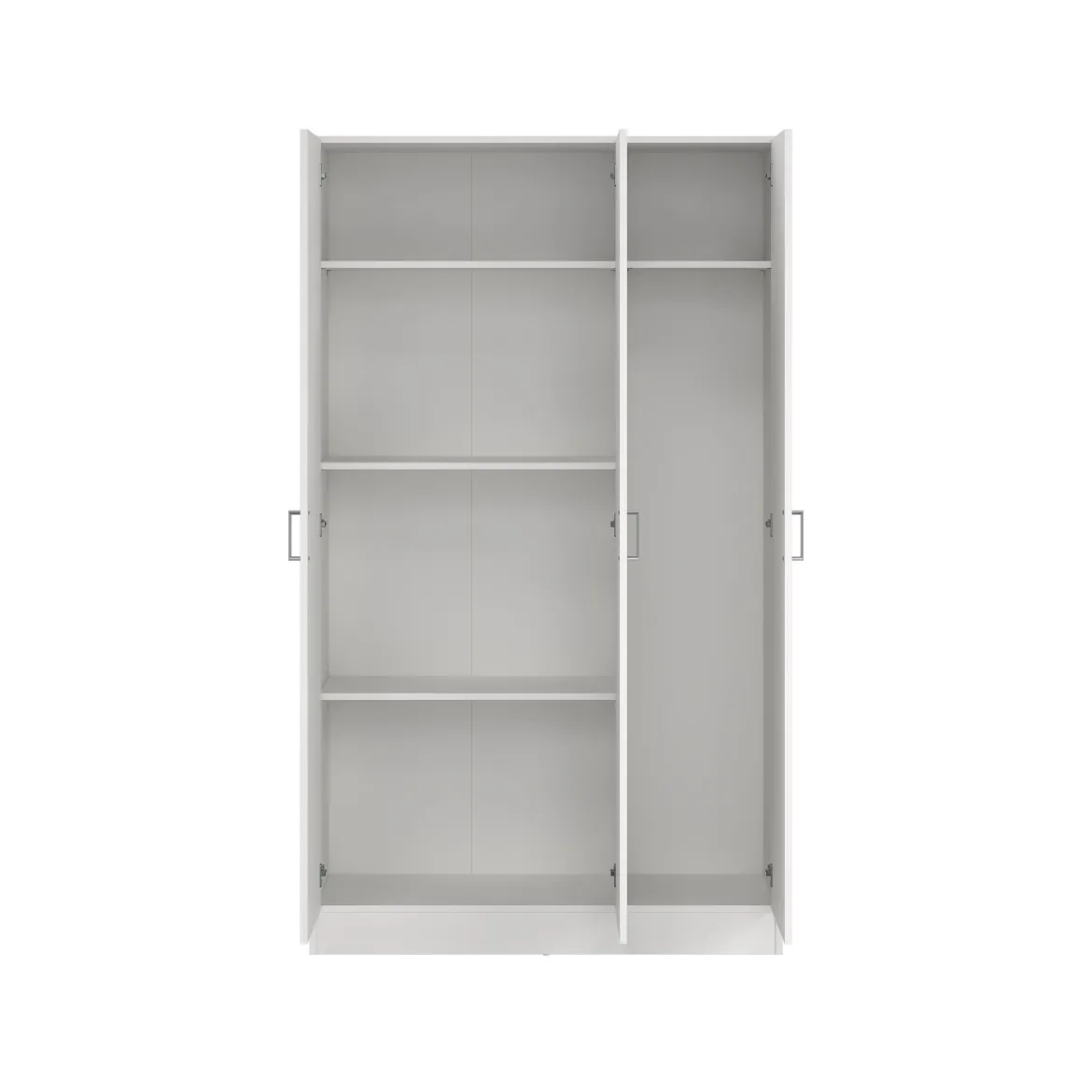 Armadio bianco 3 ante salvaspazio 109x180h cm - Ranuncolo