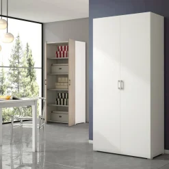 Armadio bianco 2 ante 90x195h cm - Aliosha