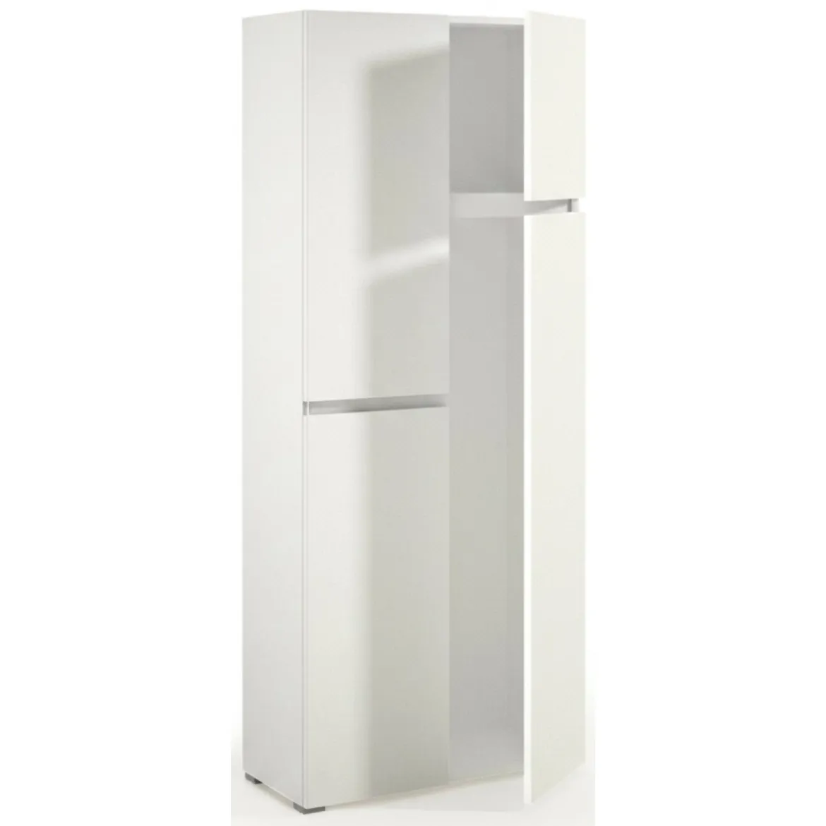 Armadio bianco 4 ante 80x195h cm - Attiniaro