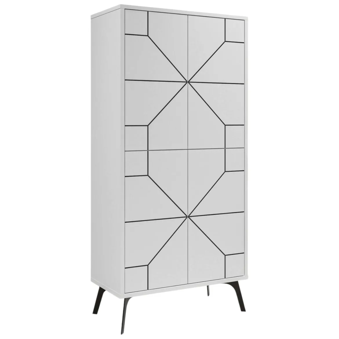 Armadio bianco colonna 62x136h cm - Bussola