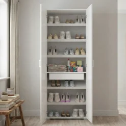 Armadio bianco con cassetto 72x195h cm - Angy
