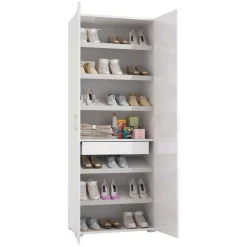 Armadio bianco con cassetto 72x195h cm - Angy
