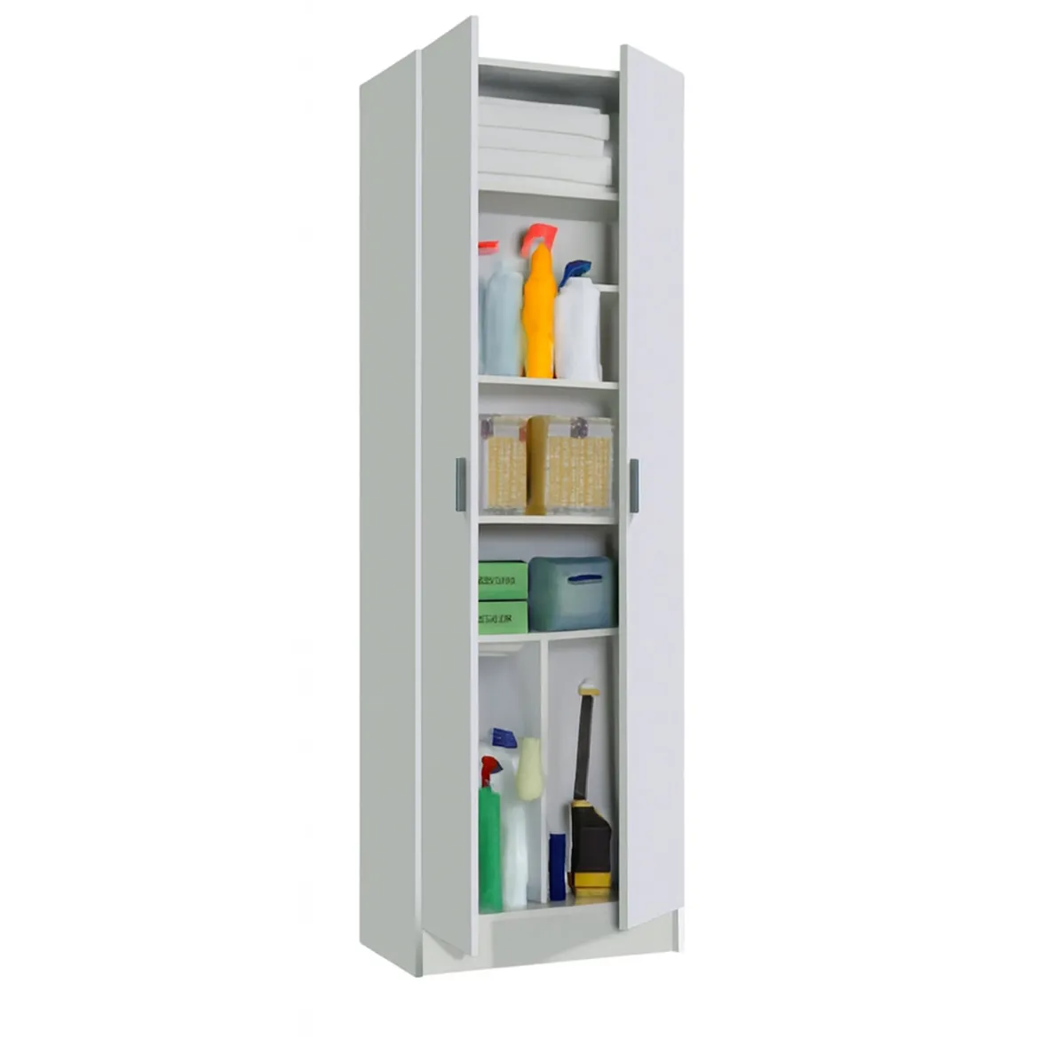 Armadio bianco lavanderia 59x180h cm - Altiplano