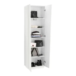 Armadio bianco lucido 4 ante 68x180h cm - Eridano