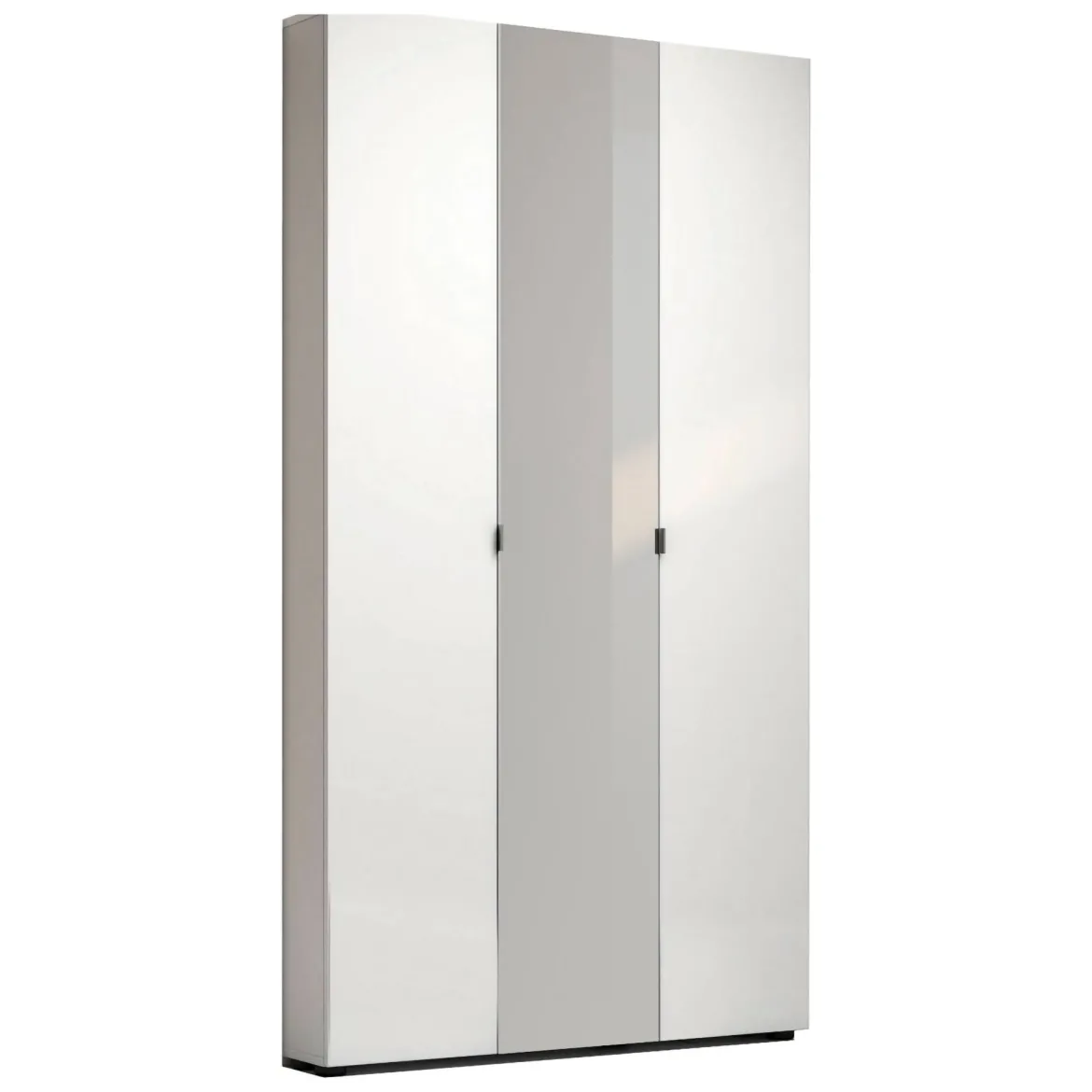 Armadio bianco lucido slim 11x200h cm - Enza