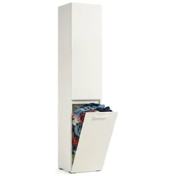 Armadio bianco portabiancheria 45x195h cm - Aro