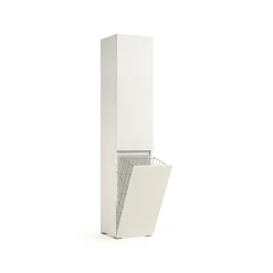 Armadio bianco portabiancheria 45x195h cm - Aro