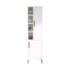 Armadio bianco salvaspazio 45x173h cm - Jongdari