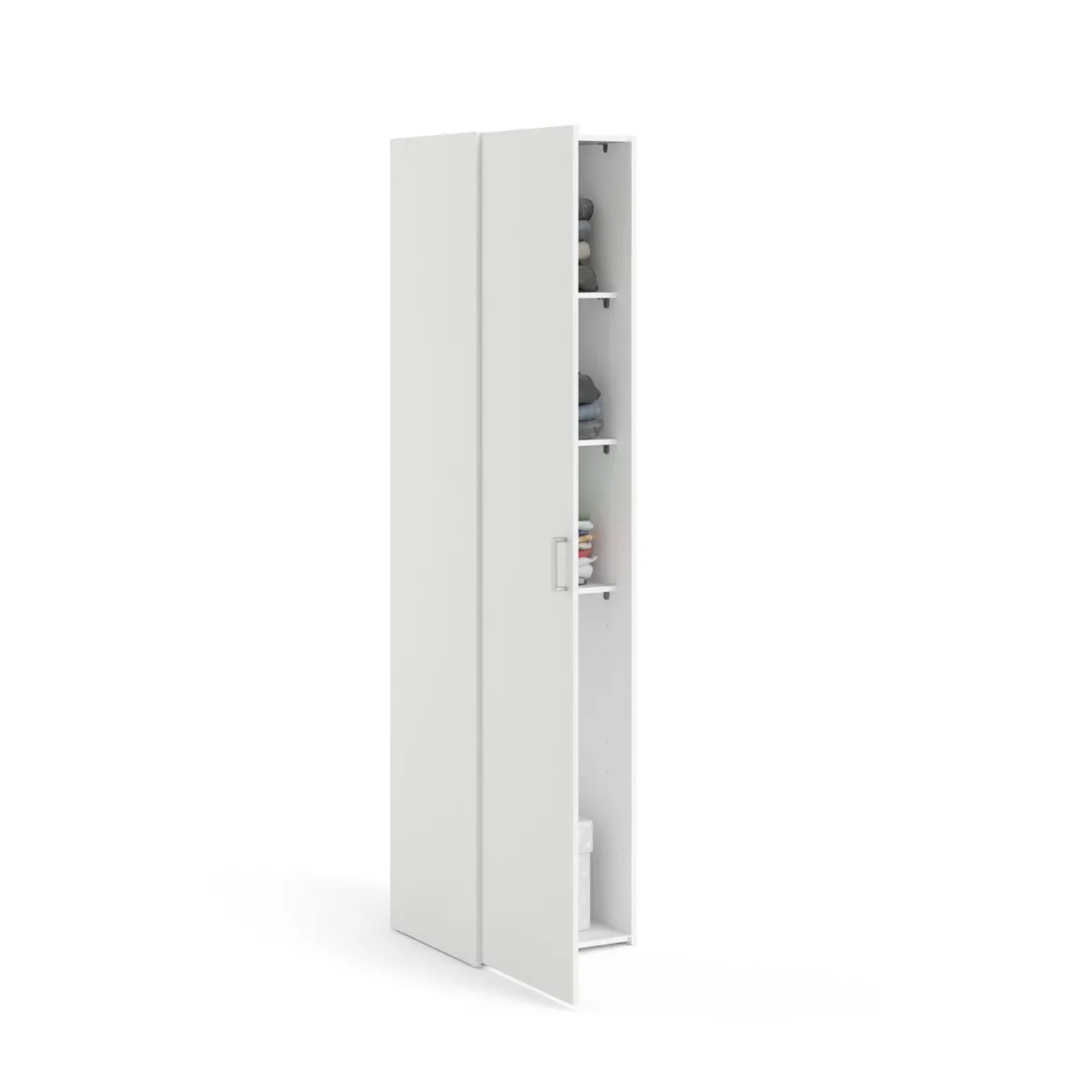 Armadio bianco slim 41x175h cm - Khutulun