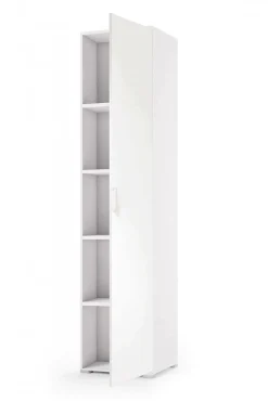 Armadio bianco stretto 45x195h cm - Aloise