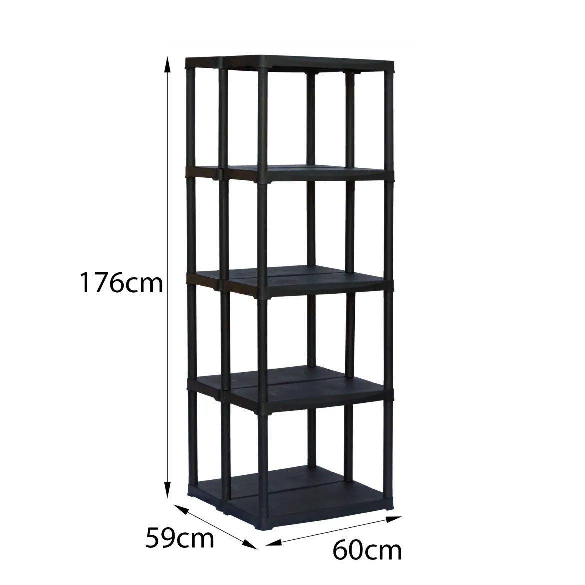 Armadio da esterno antracite 60x176h cm - Aurelian