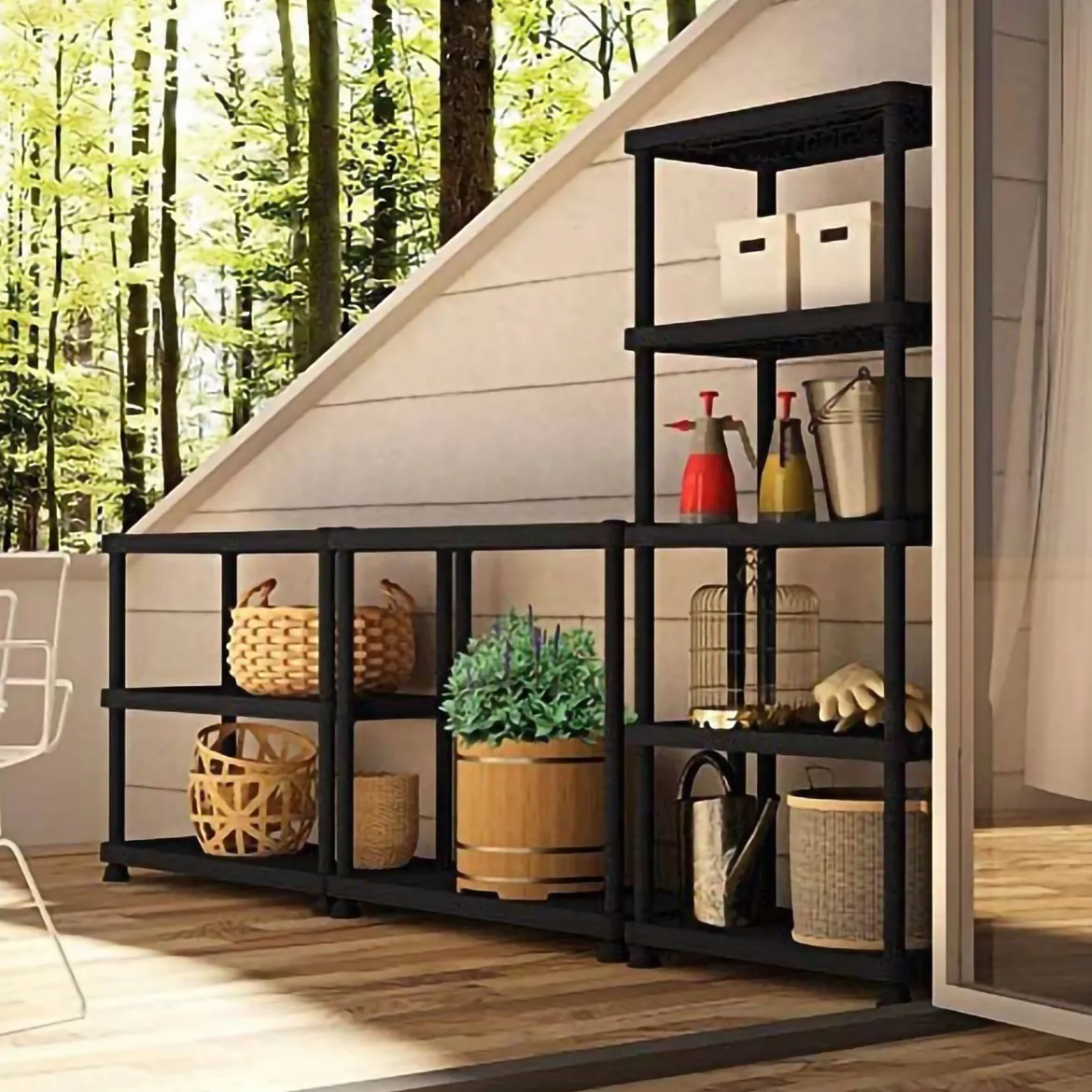 Armadio da esterno antracite 92x164h cm - Goshenita
