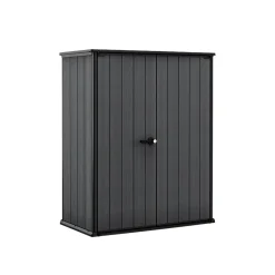 Armadio da esterno Jasper, 140x74 h170 cm, Grigio scuro