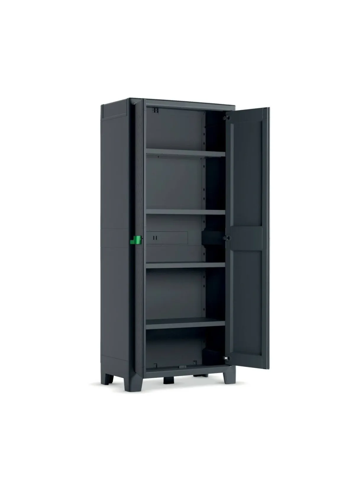 Armadio da esterno Markham, 80x44 h182 cm, Grigio
