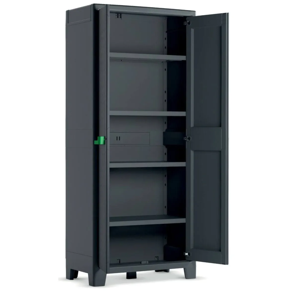 Armadio da esterno Markham, 80x44 h182 cm, Grigio