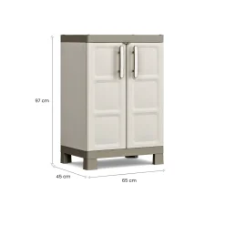 Armadio da esterno Strathmore, 65x45 h97 cm, Sabbia