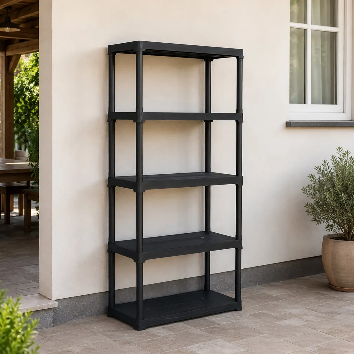 Armadio da outdoor antracite 89x133h cm - Blanca