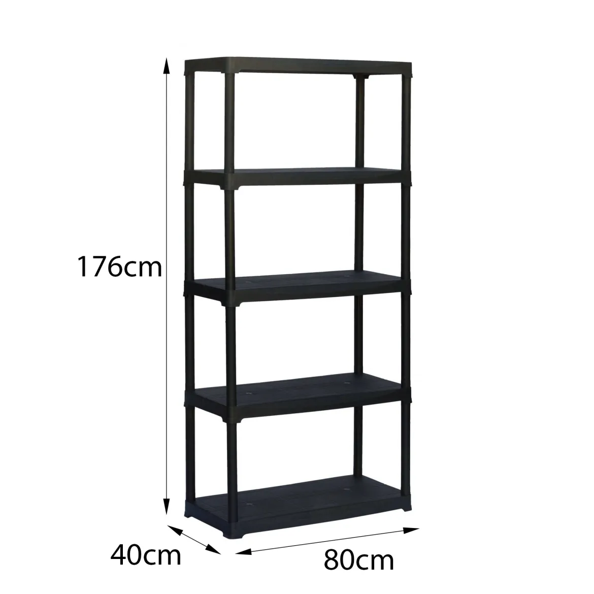 Armadio da outdoor antracite 89x133h cm - Blanca