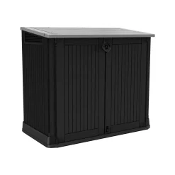 Armadio da terrazzo 2 ante nero 132x113h cm - Gander