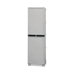 Armadio esterno 2 ante grigio chiaro 50x172h cm - Allain