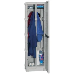 Armadio esterno grigio chiaro e nero 70x172h cm - Giri