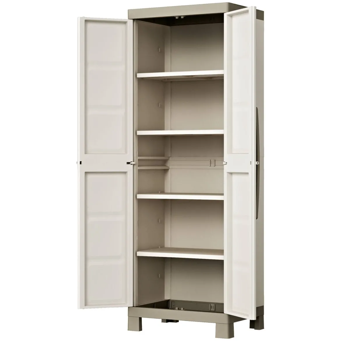 Armadio giardino 2 ante sabbia 65x182h cm - Strathmore