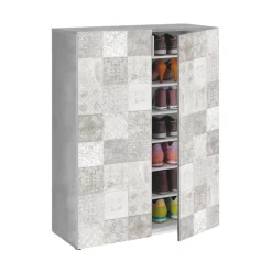 Armadio grigio 2 ante 72x103h cm - Athenodora
