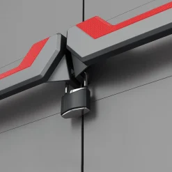 Armadio in plastica 2 ante grigio 68x90h cm - Cochrane