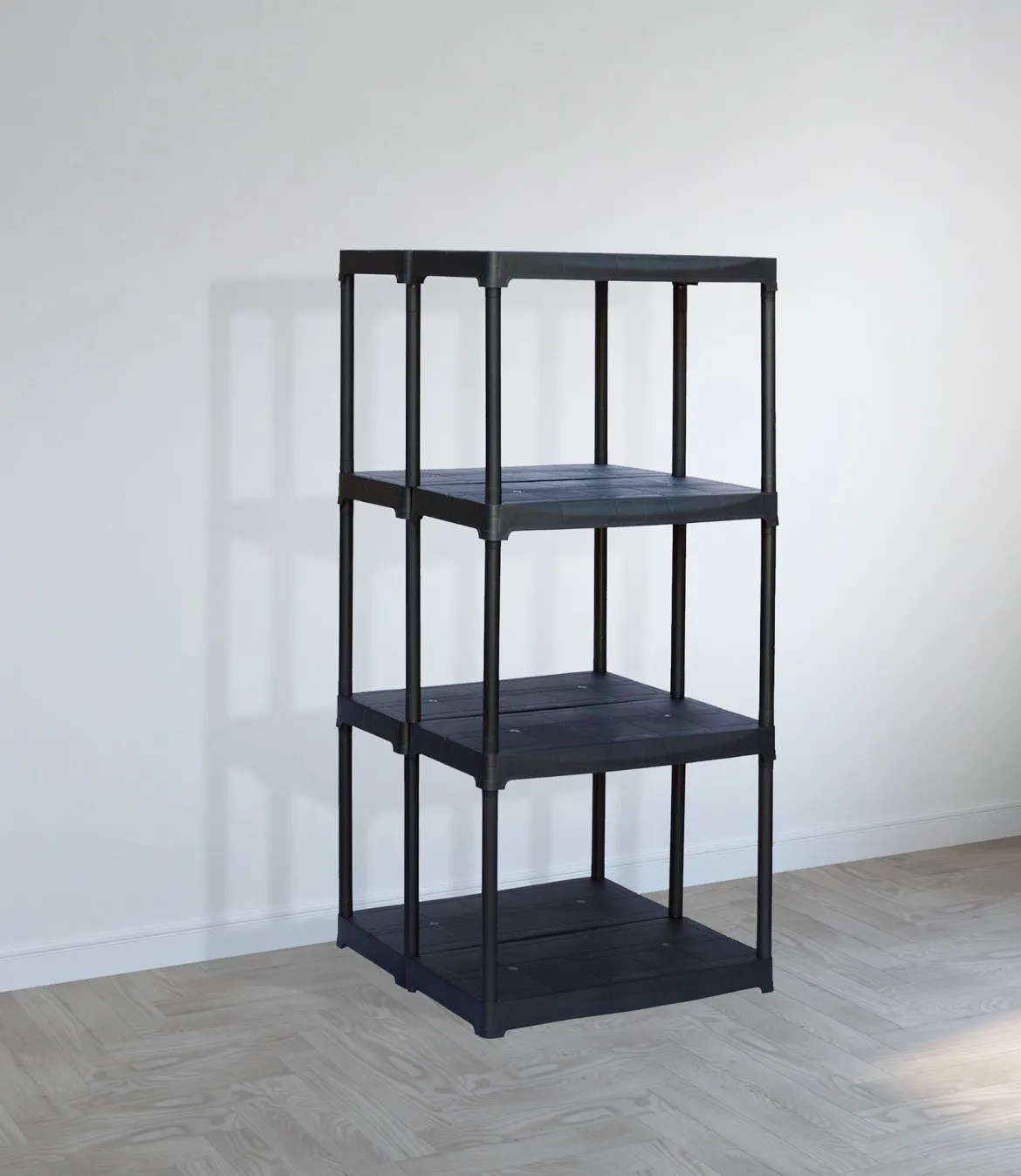 Armadio in plastica ripiani regolabili antracite 60x133h cm - Akay