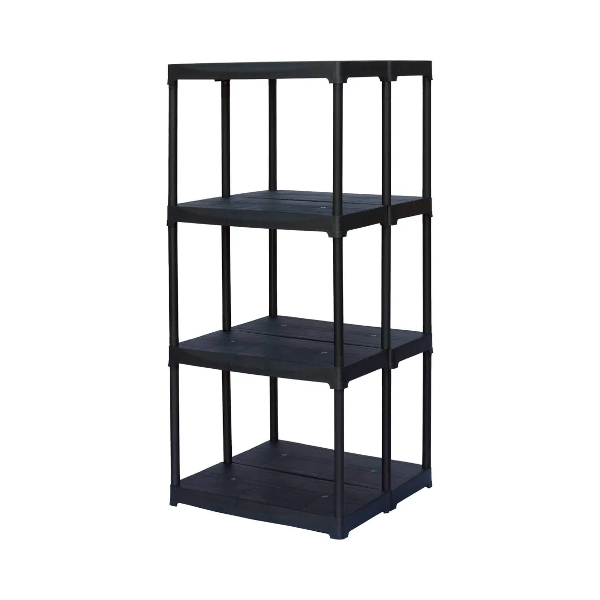 Armadio in plastica ripiani regolabili antracite 60x133h cm - Akay