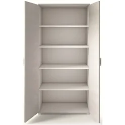 Armadio legno e bianco 2 ante 90x195h cm - Aliosha