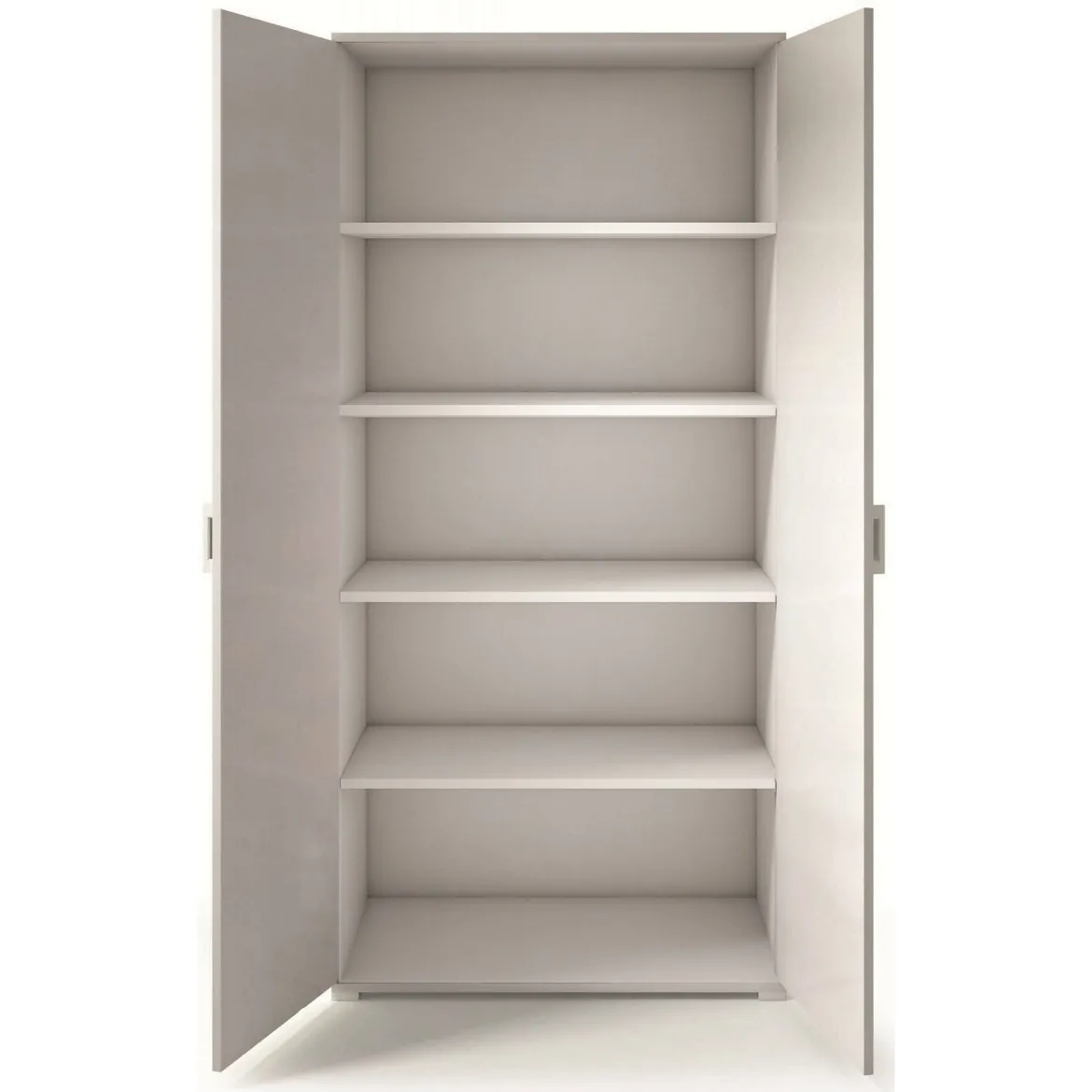 Armadio legno e bianco 2 ante 90x195h cm - Aliosha