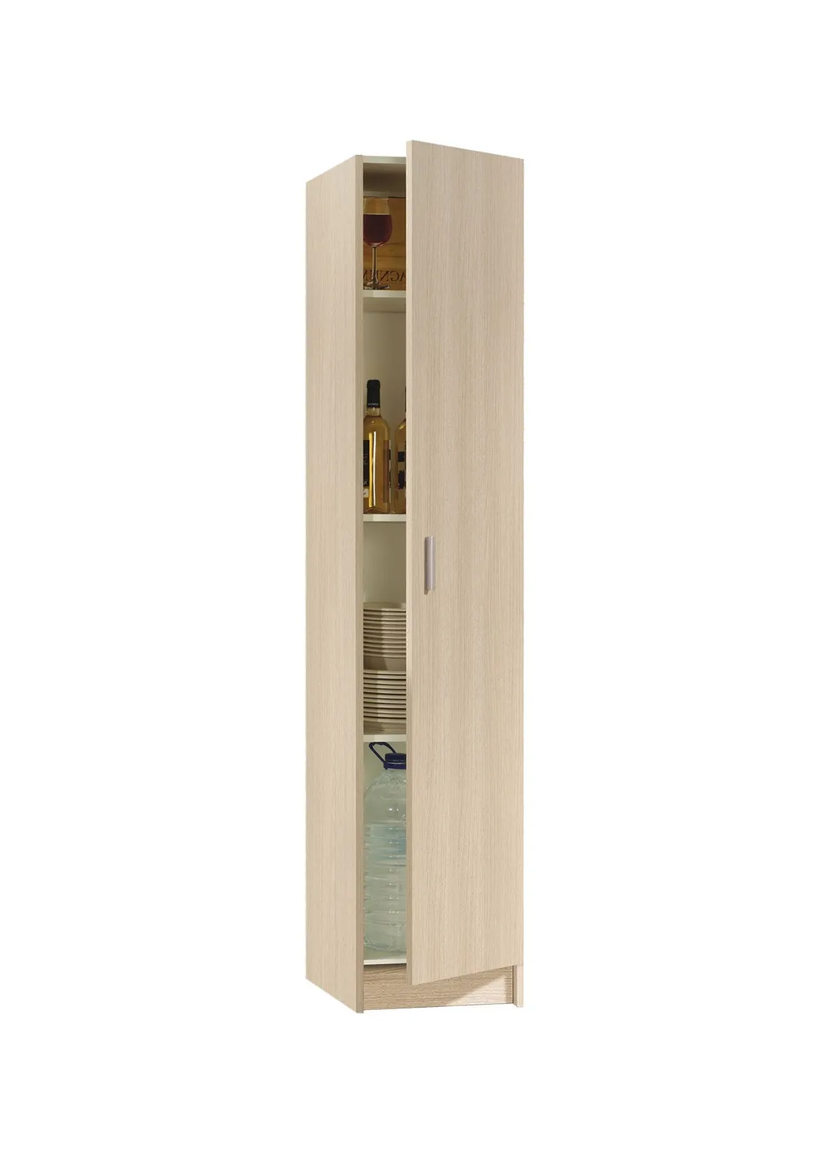 Armadio legno lavanderia 37x180h cm - Alexander