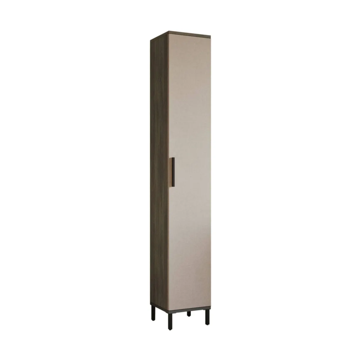 Armadio marrone e antracite slim 29x183h cm - Eusebe