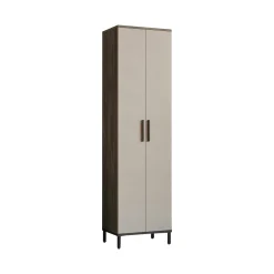 Armadio marrone e grigio salvaspazio 50x183h cm - Albizia