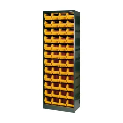 Armadio multiuso Dandreoll, Nero e Giallo, 64x26h190 cm