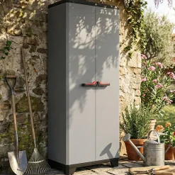 Armadio outdoor grigio 68x173h cm - Cochrane