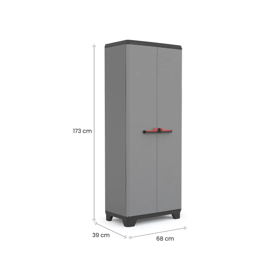 Armadio outdoor grigio 68x173h cm - Cochrane