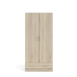Armadio quercia con cassetto 79x170h cm - Amylya