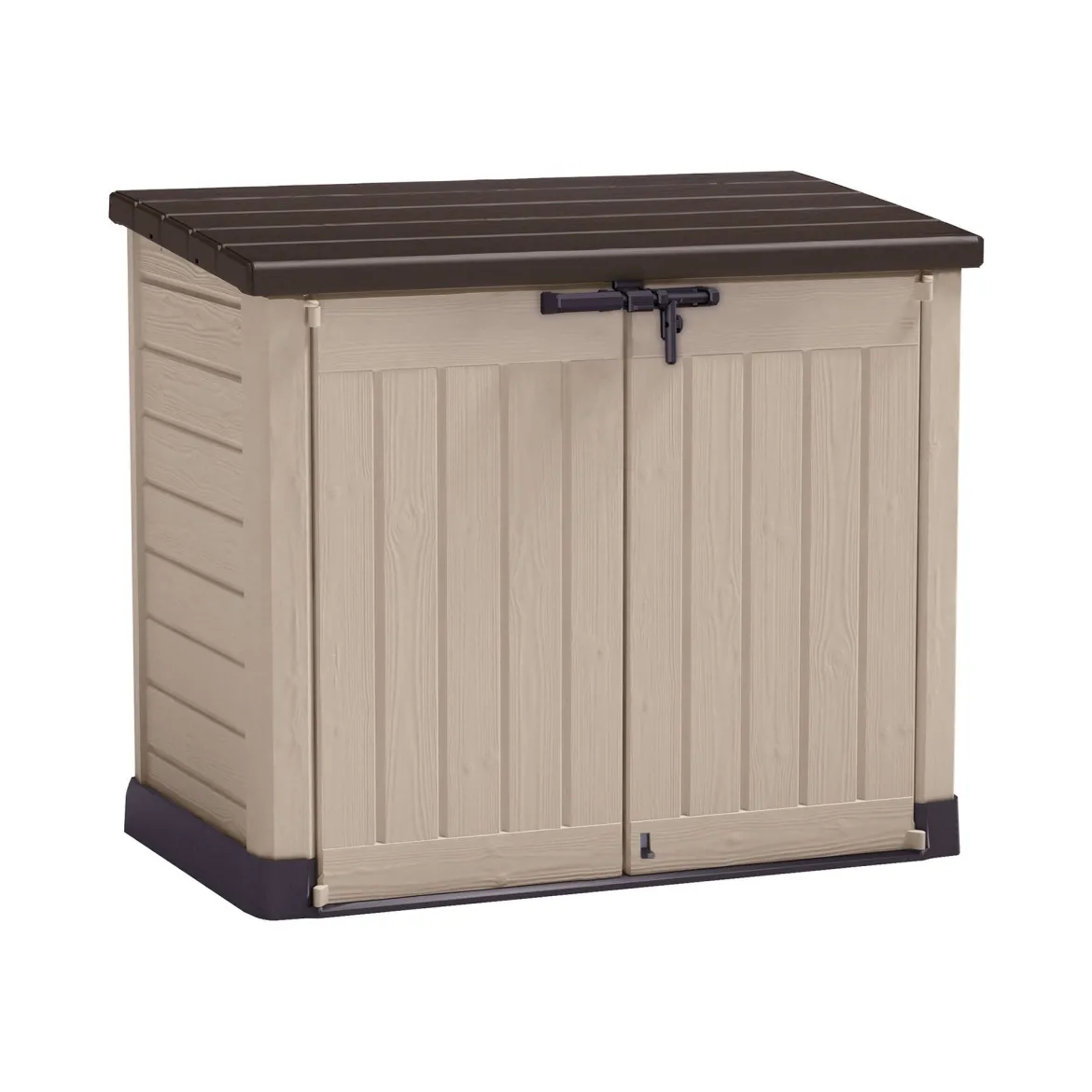 Armadio terrazzo 2 ante beige 146x120h cm - Hinton