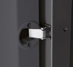 Armadio terrazzo 2 ante nero 89x188h cm - Brandon