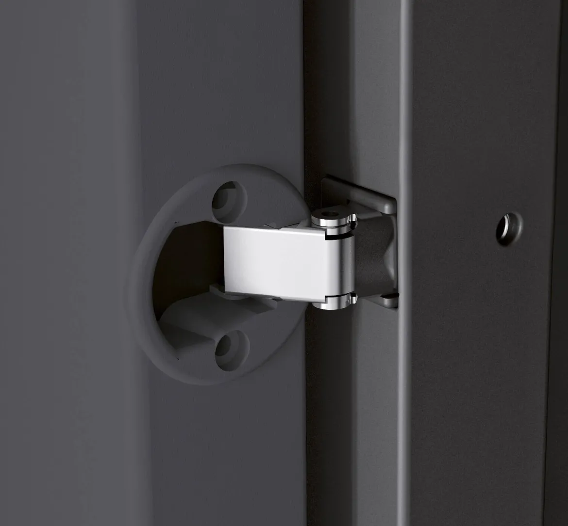 Armadio terrazzo 2 ante nero 89x188h cm - Brandon